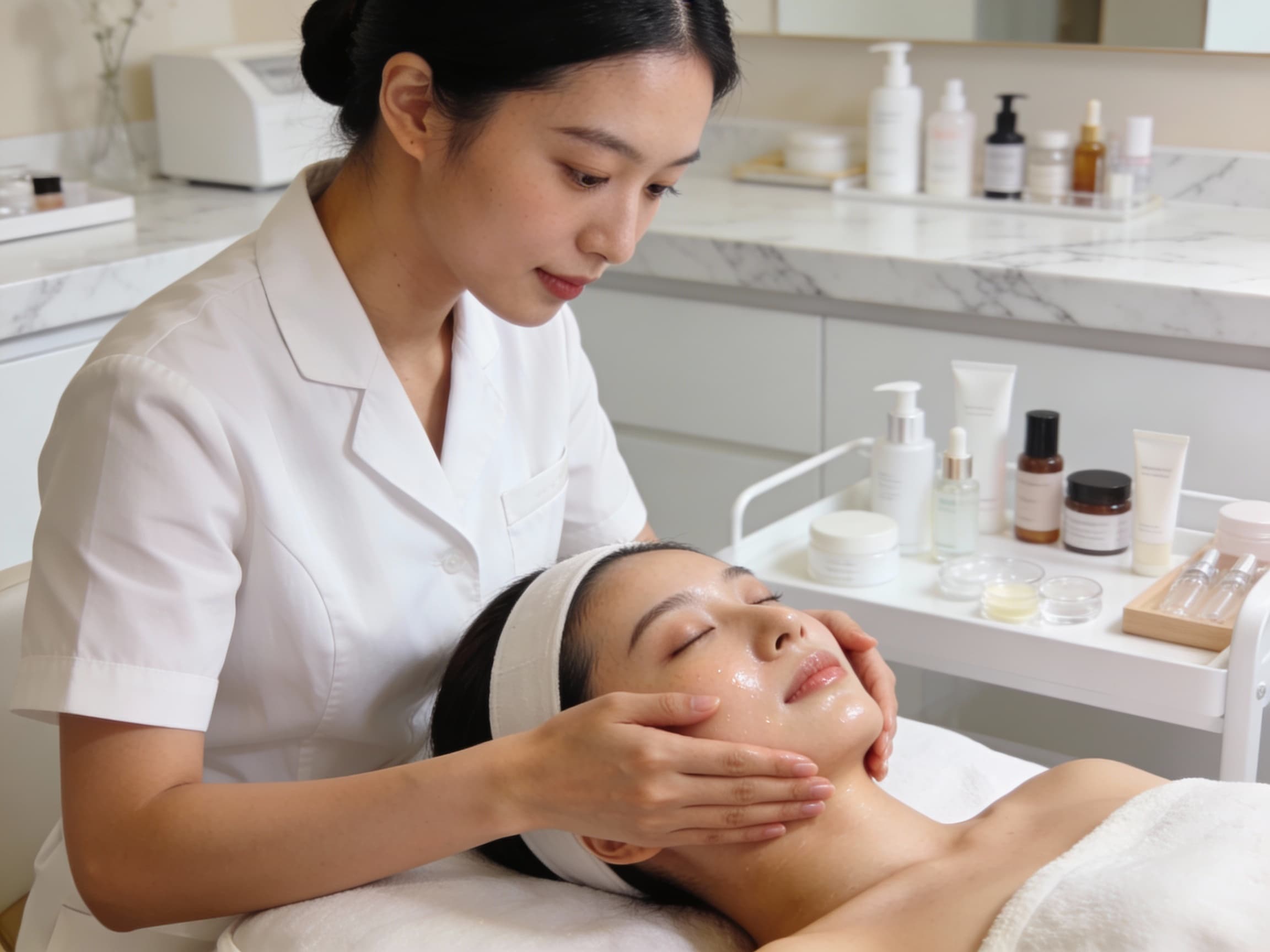 Asian Facial Treatment - Relaxation Techniques at Sensory Asian Spa